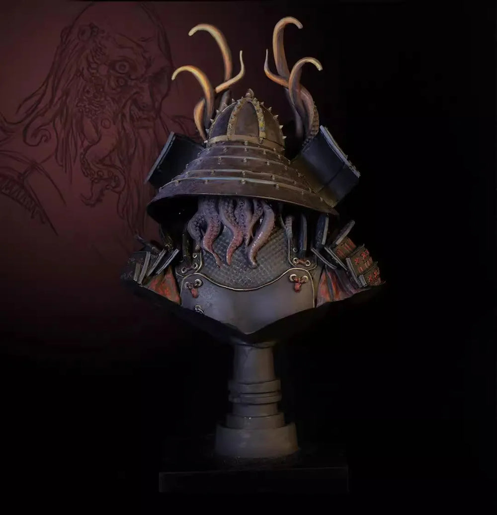 1/12 Octopus Wizard, Resin Model Bust Kit, Fantasy Theme, Unassembled and Unpainted