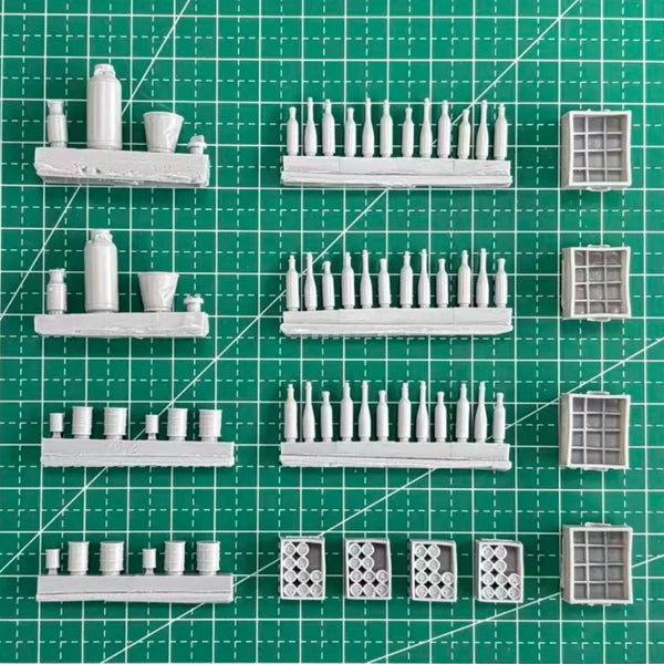 1/35 Scatter Set, Resin Model Terrain Kit, Military Theme, Unpainted