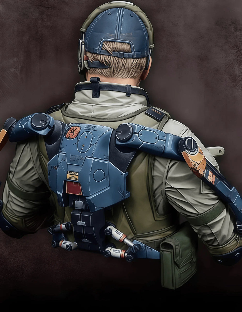 1/10 Modern Special Forces Operator, Resin Model Bust Kit, Unassembled and Unpainted