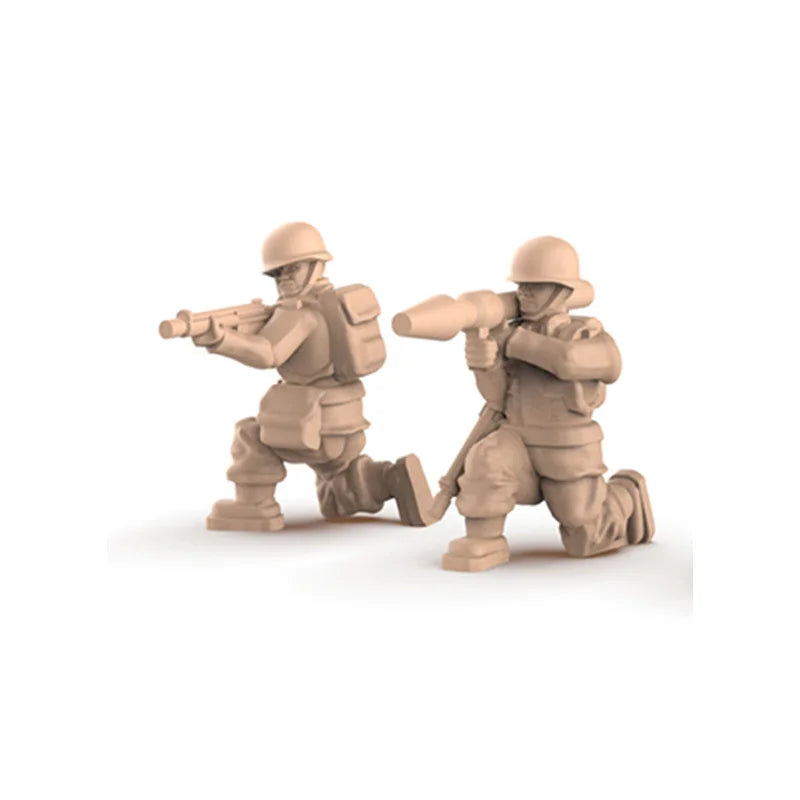1/72 Soldiers, 14 Figures, Resin Model Figure Kit, Sci-Fi Theme, Unassembled and Unpainted