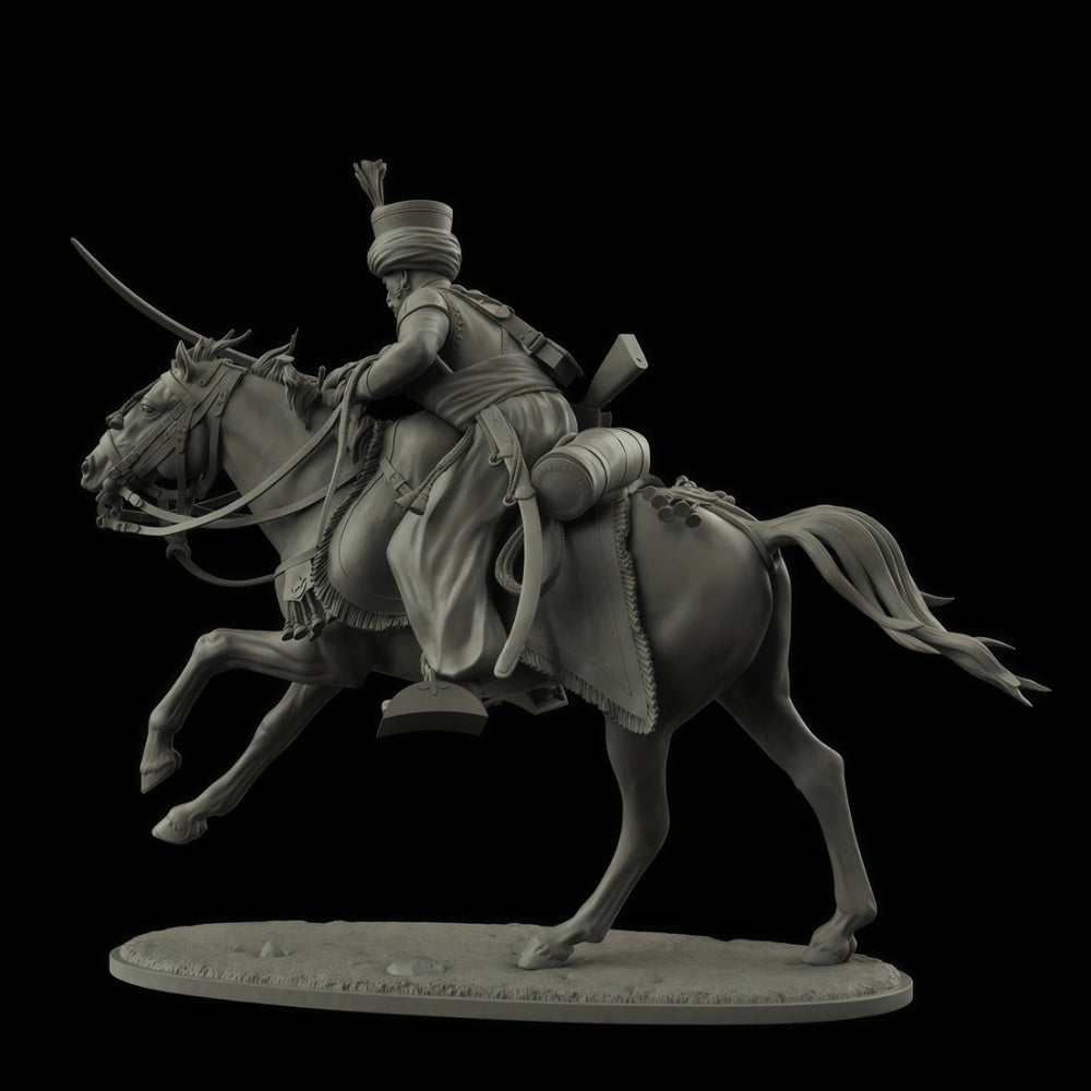 1/30 Napoleonic Mameluke Imperial Guard, 3 Figures, Resin Model Figure Kit, Unassembled and Unpainted