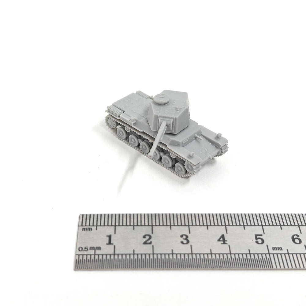 1/144 WWII Japanese Type 3 Chi-Nu, Resin Model Vehicle Kit, Unassembled and Unpainted