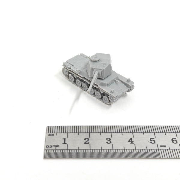 1/144 WWII Japanese Type 3 Chi-Nu, Resin Model Vehicle Kit, Unassembled and Unpainted