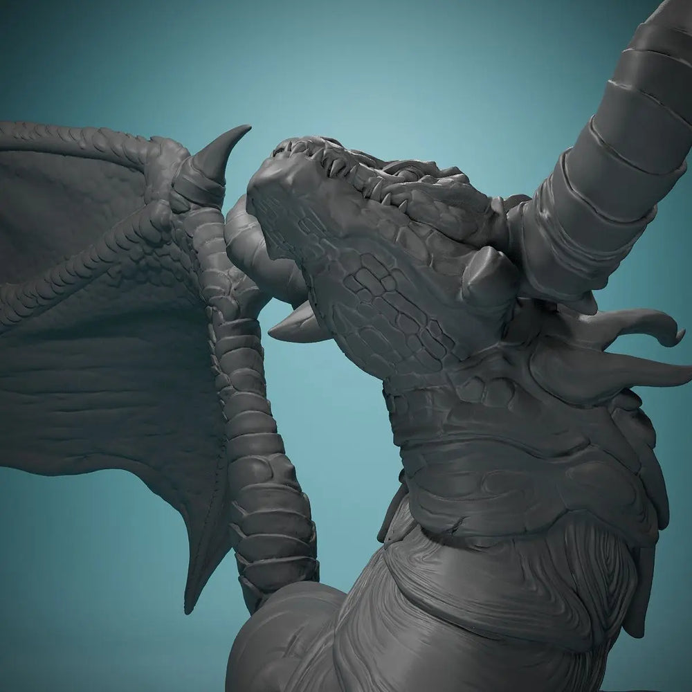 100mm Cloud Dragon, Resin Model Figure Kit, Fantasy Theme, Unassembled and Unpainted