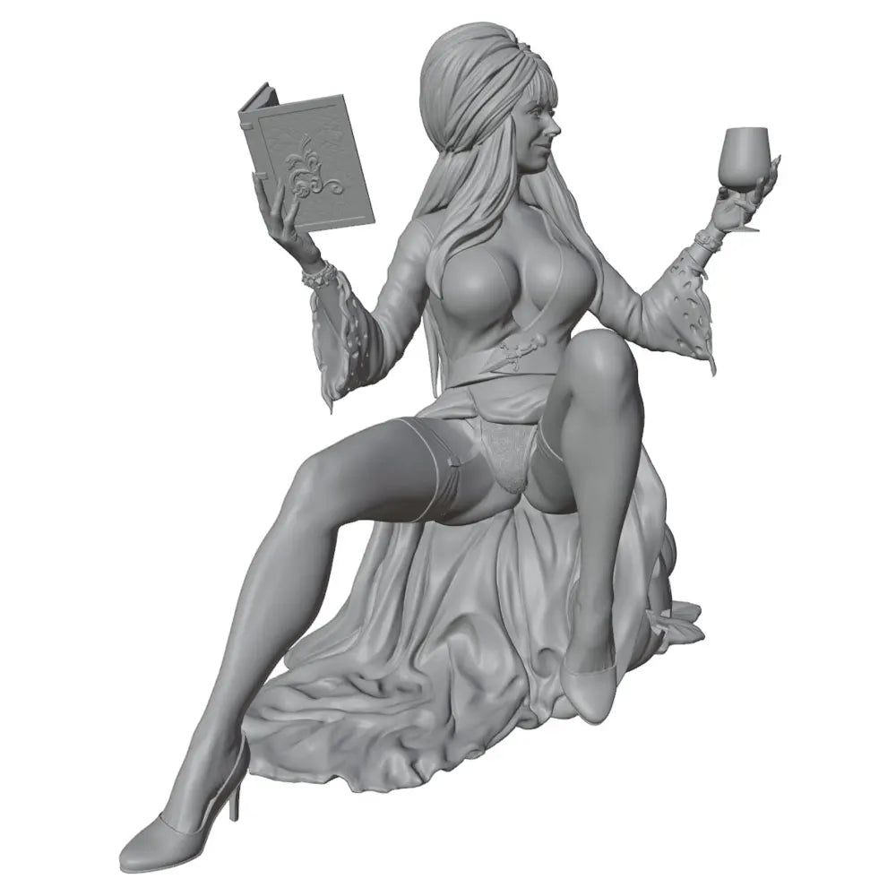 1/24 Halloween Witch, Resin Model Figure Kit, Fantasy Theme, Unassembled and Unpainted