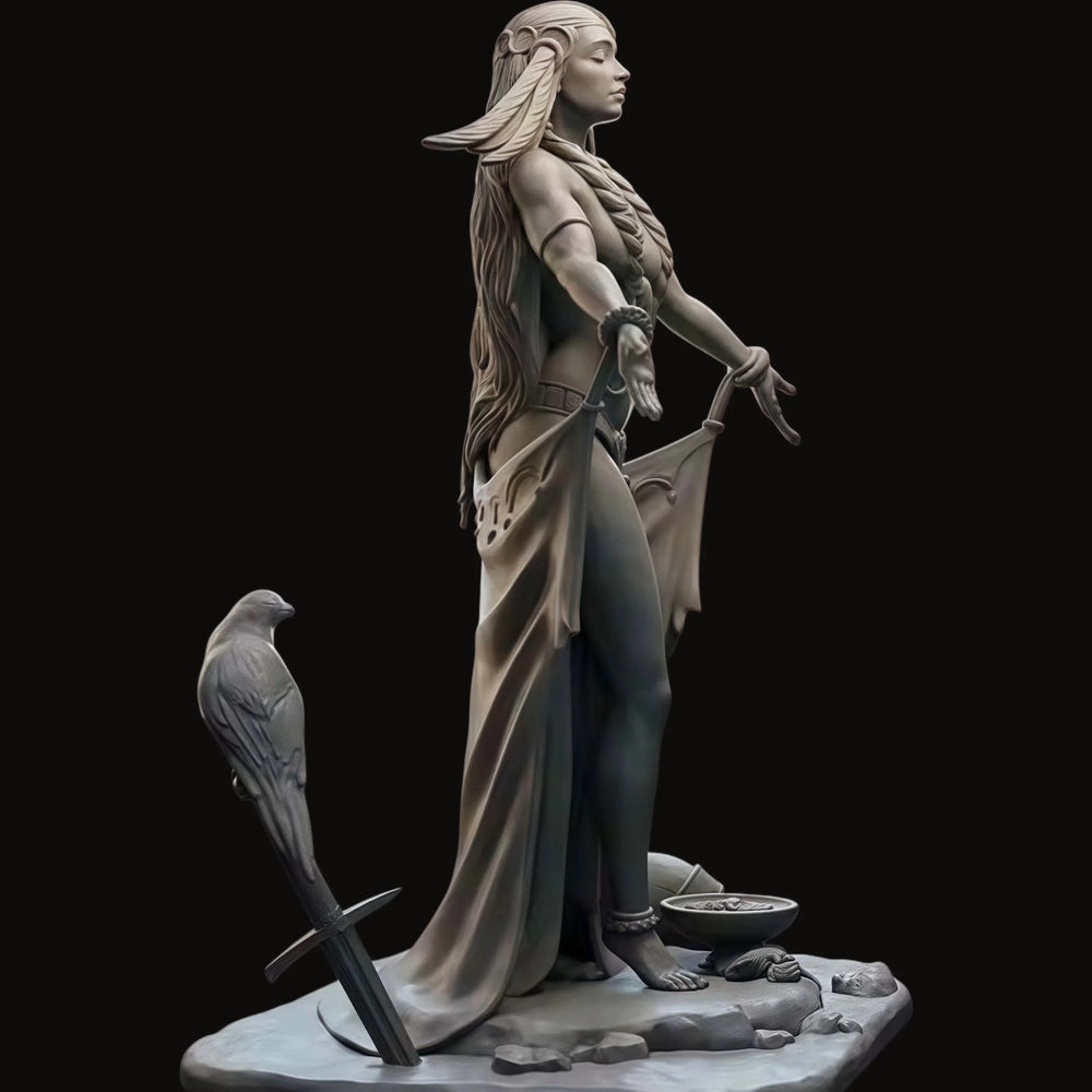 1/24 Goddess in Prayer, Resin Model Figure Kit, Fantasy Theme, Unassembled and Unpainted
