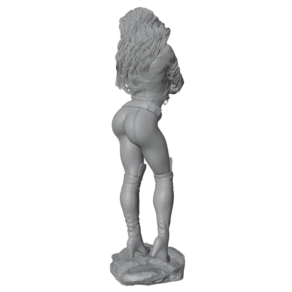 1/24 Pin-up Woman, Resin Model Figure Kit, Unassembled and Unpainted