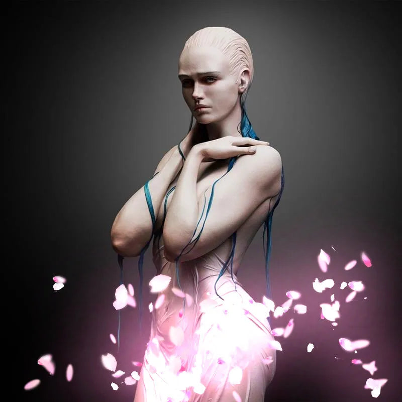 Female, Resin Model Bust Kit, Unassembled and Unpainted