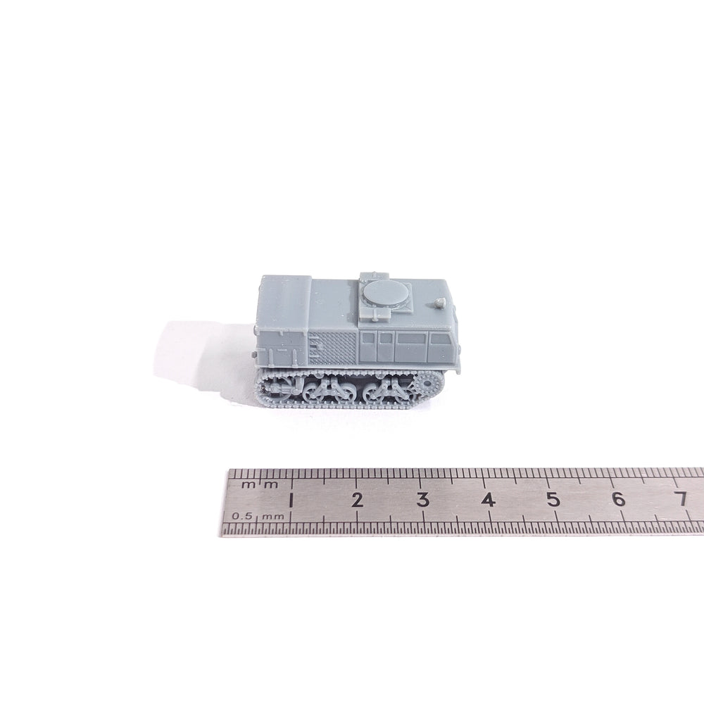 1/144 WWII American M4 High-Speed Tractor, Resin Model Vehicle Kit, Unassembled and Unpainted