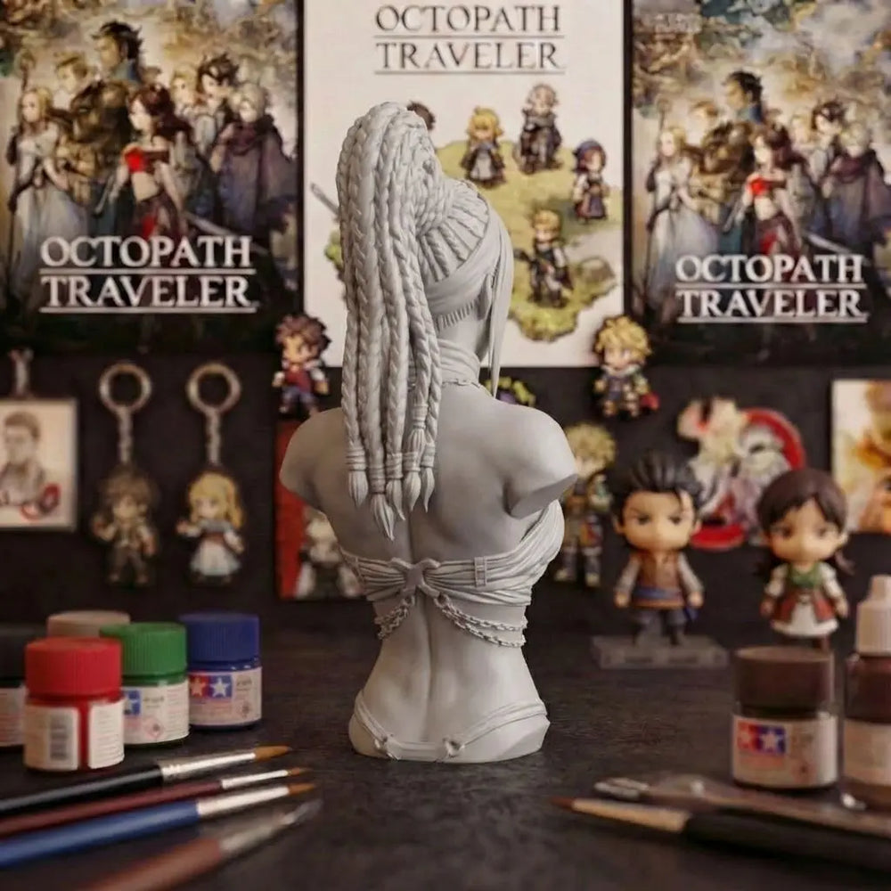 1/6 Empress Tathlock, Resin Model Bust Kit, Fantasy Theme, Unassembled and Unpainted