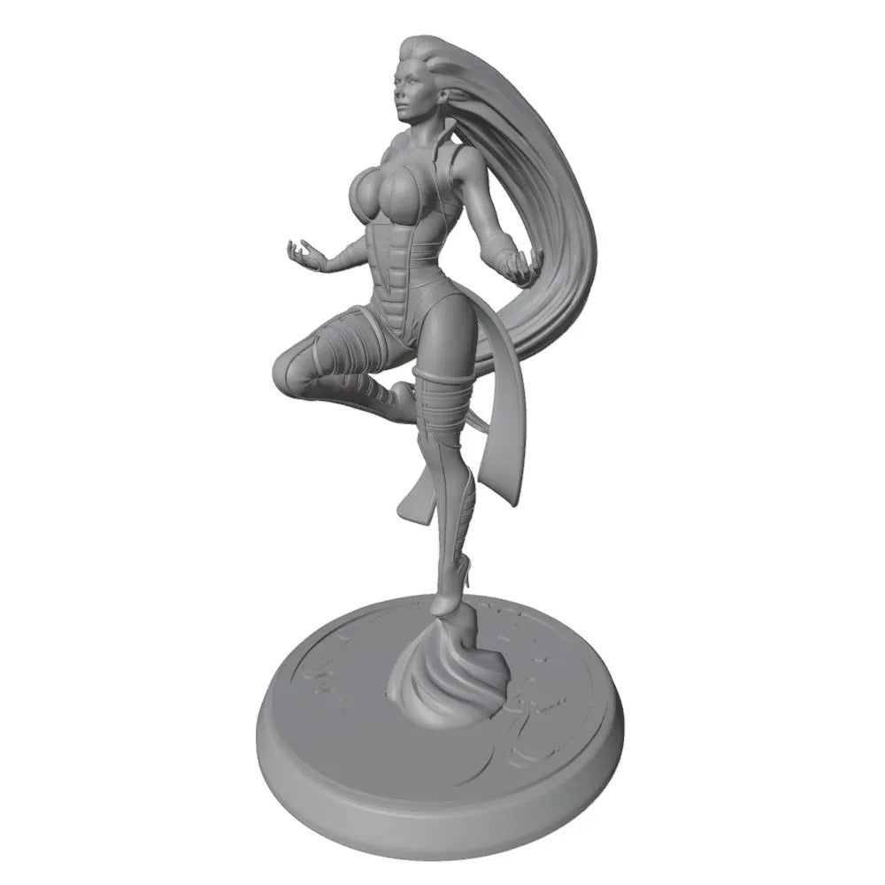 1/24 Fantasy Warrior Angel, Resin Model Figure Kit, Unassembled and Unpainted