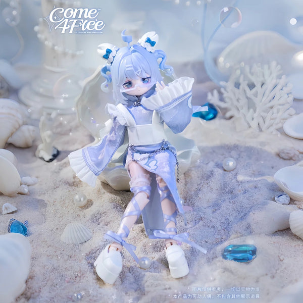 1/12 Ocean Gem BJD Collectible Doll, Resin Model Figure Kit, Anime Theme, Unassembled and Unpainted