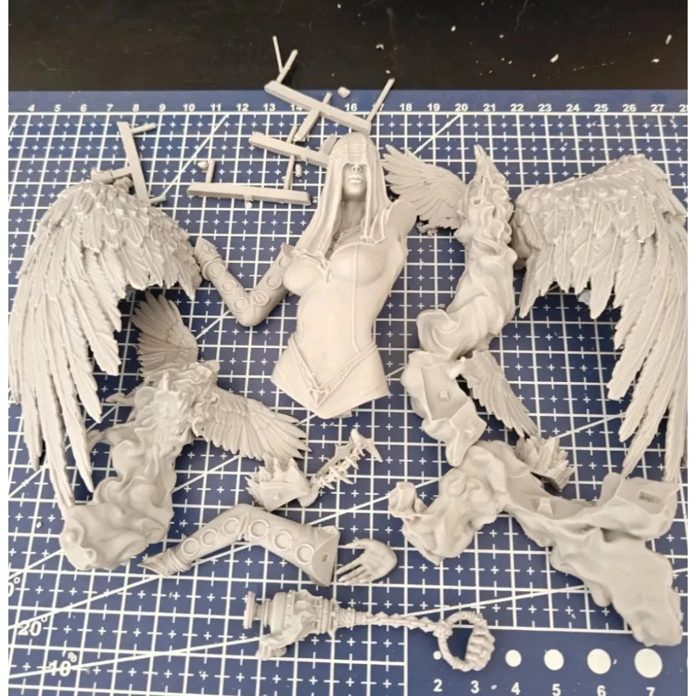 1/10 Raven Messenger, Resin Model Bust Kit, Fantasy Theme, Unassembled and Unpainted