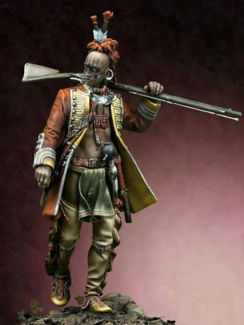 75mm WWI Imperial Gunner, Resin Model Figure Kit, Unassembled and Unpainted