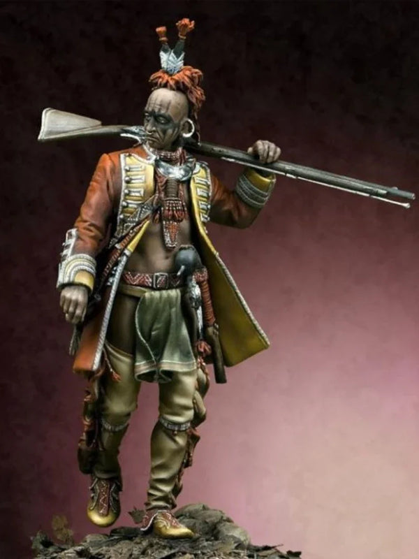 75mm WWI Imperial Gunner, Resin Model Figure Kit, Unassembled and Unpainted