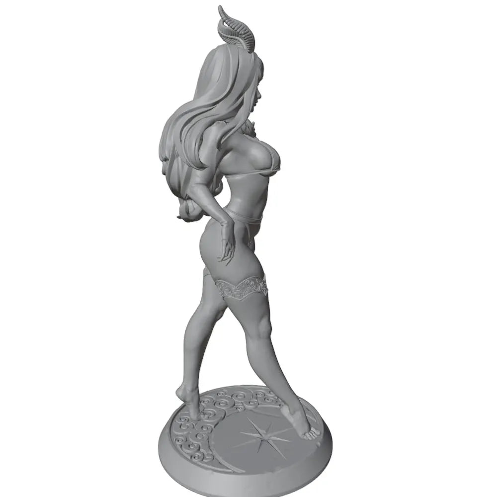 75mm Succubus, Resin Model Figure Kit, Fantasy Theme, Unassembled and Unpainted