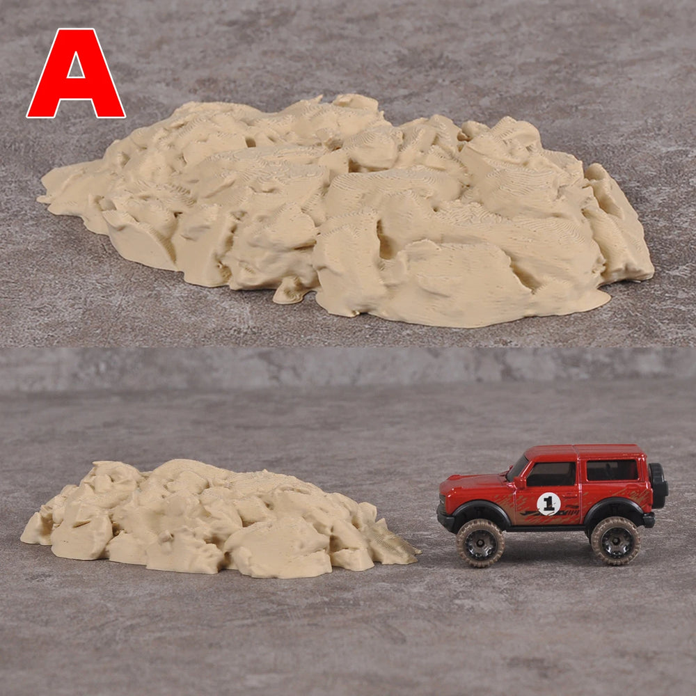 1/64 Gobi Desert Landscape, Resin Model Diorama Kit, Unassembled and Unpainted