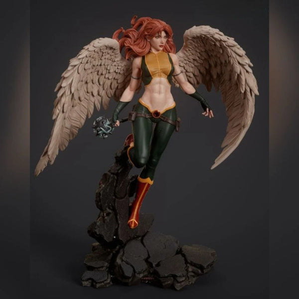 Winged Female Warrior, Resin Model Figure Kit, Fantasy Theme, Unassembled and Unpainted