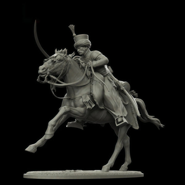 1/30 Napoleonic Mameluke Imperial Guard, 3 Figures, Resin Model Figure Kit, Unassembled and Unpainted