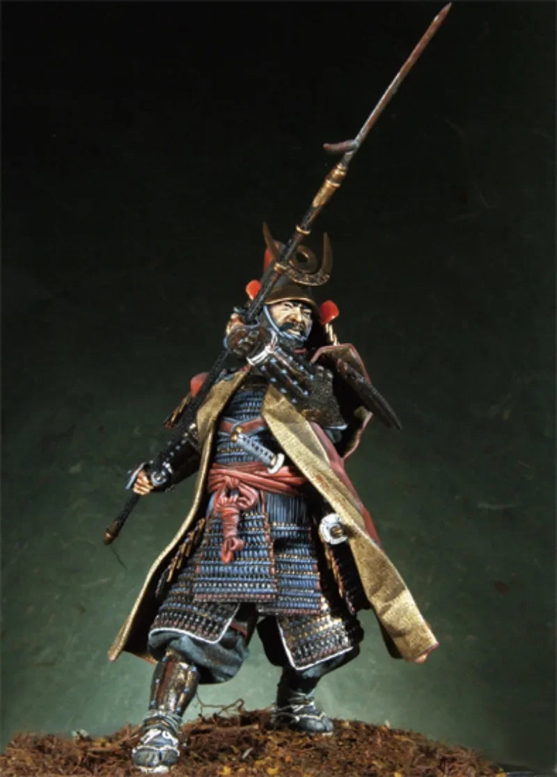 1/20 Ancient Japanese Samurai General, Resin Model Figure Kit, Unassembled and Unpainted