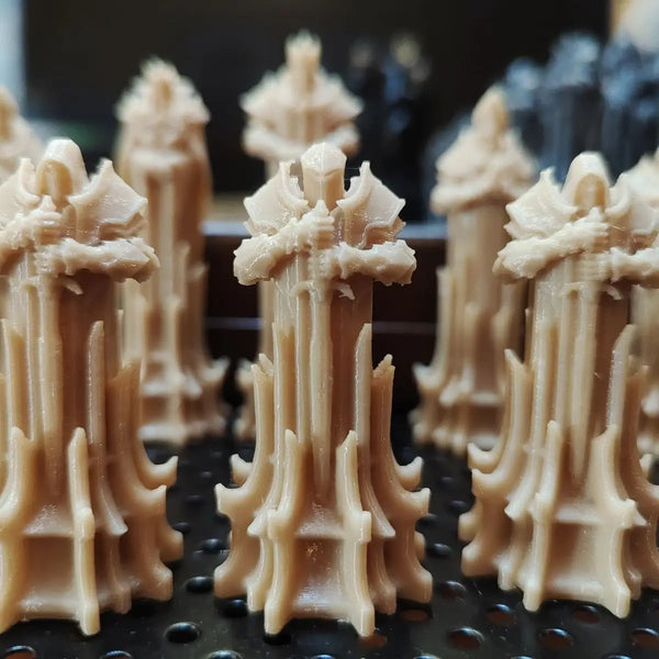 Medieval Paladin Holy Knight Chess, 32 Figures, Resin Model Figure Kit, Unassembled and Unpainted