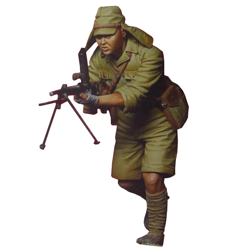 1/24 Modern CQB Operator with Rifle, Resin Model Figure Kit, Unassembled and Unpainted