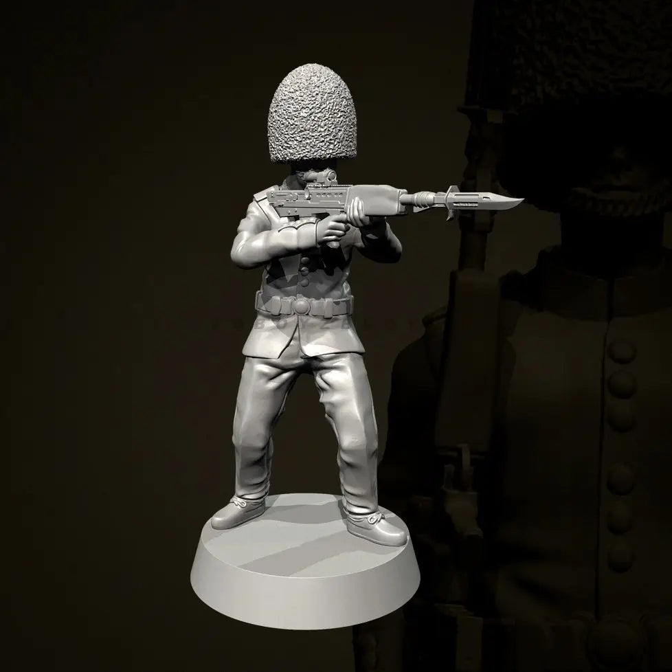 50mm Modern British Tactical Infantry, 8 Figures, Resin Model Figure Kit, Unassembled and Unpainted