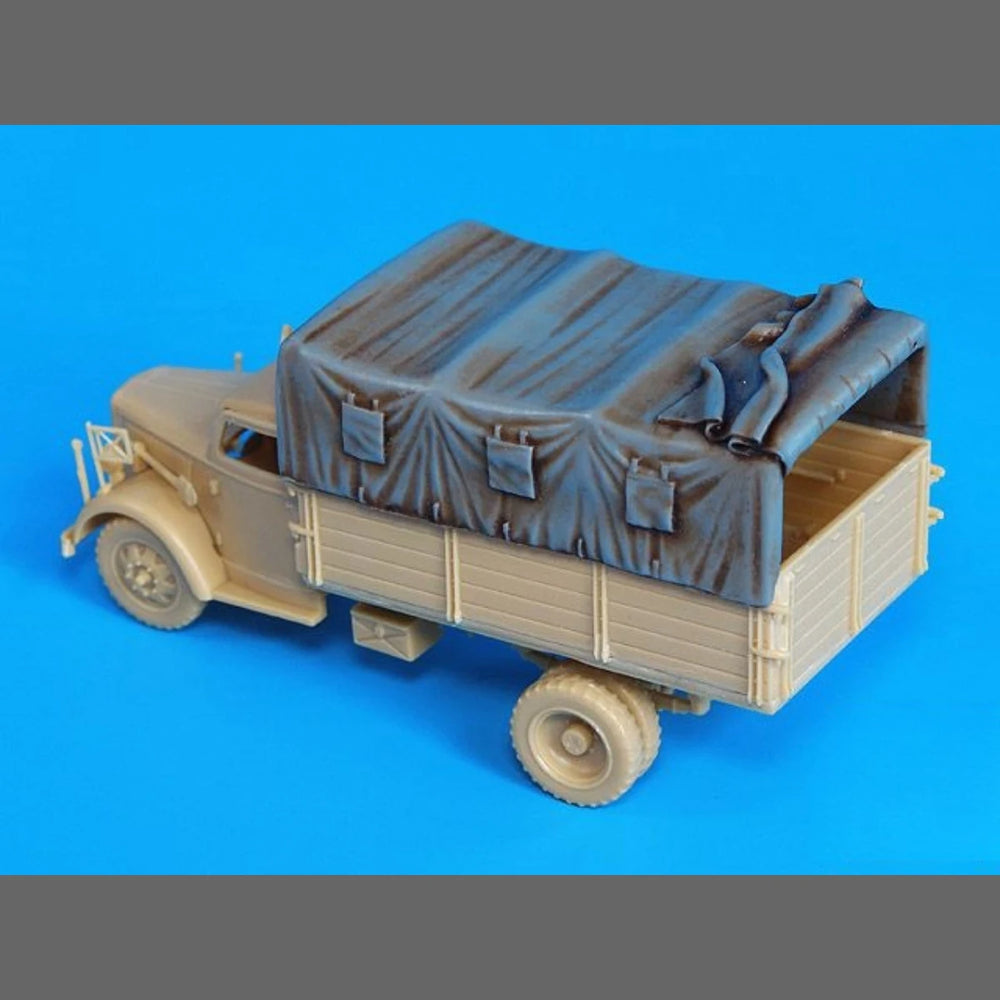 1/72 WWII Opel Blitz Truck, Resin Model Vehicle Kit, Unassembled and Unpainted