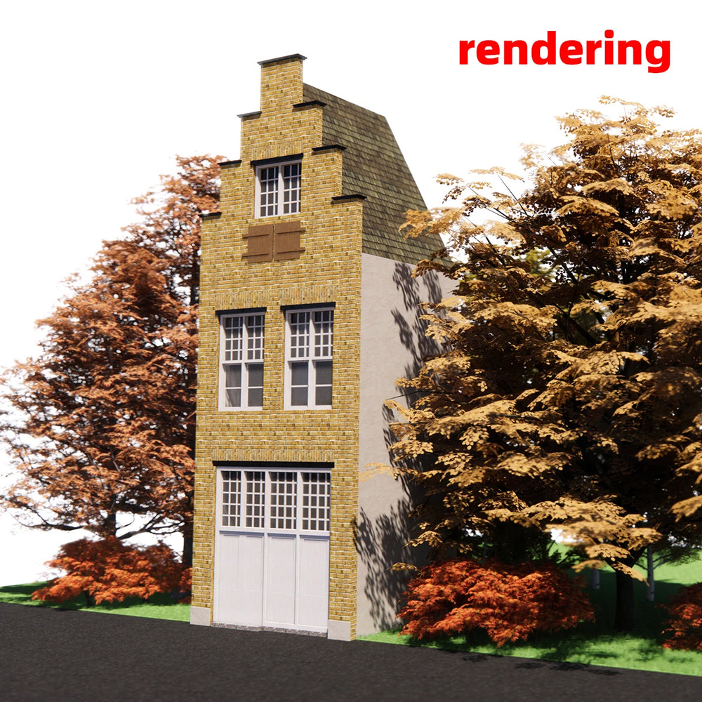 1/87 European Rural Buildings, Resin Model Diorama Kit, Historical Theme, Unassembled and Unpainted