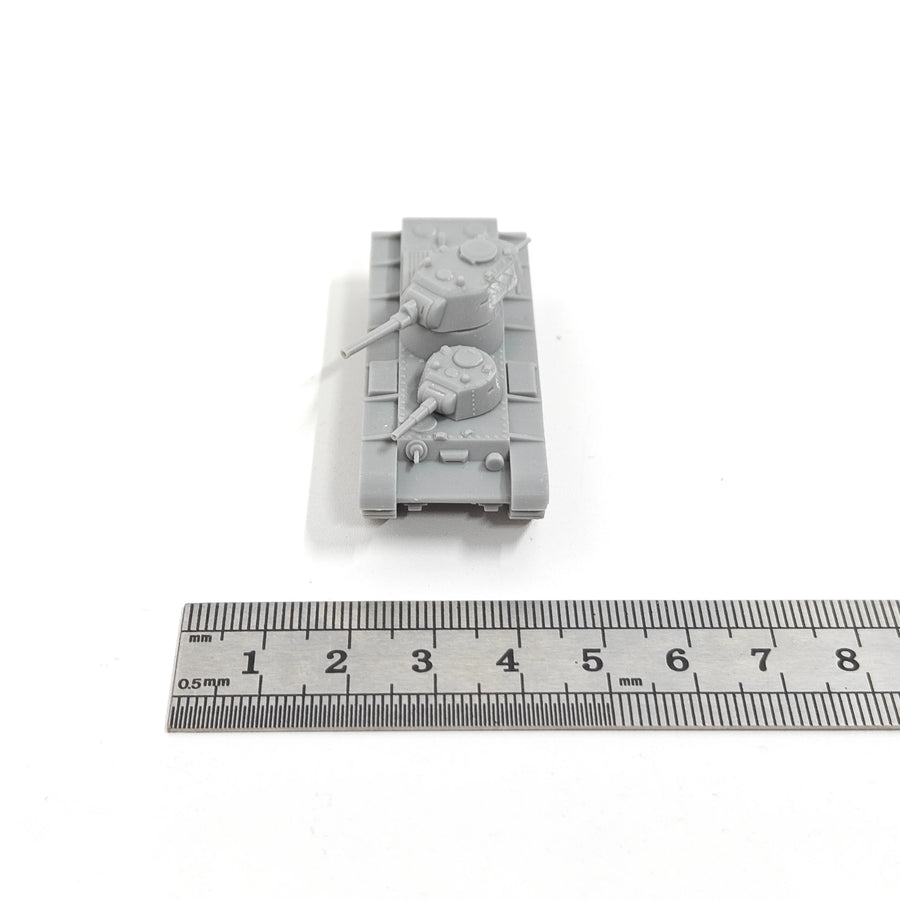 1/144 Scale SMK (Sergai Mironovich Kirov) Heavy Multi-Turret Tank Project Model Kits