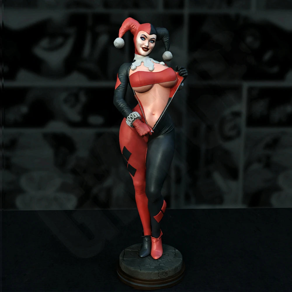 1/24 Jester Pin-up, 3 Figures, Resin Model Figure Kit, Unassembled and Unpainted
