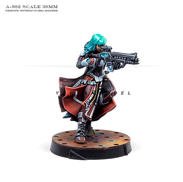 38mm Soldier, Resin Model Figure Kit, Sci-Fi Theme, Unassembled and Unpainted