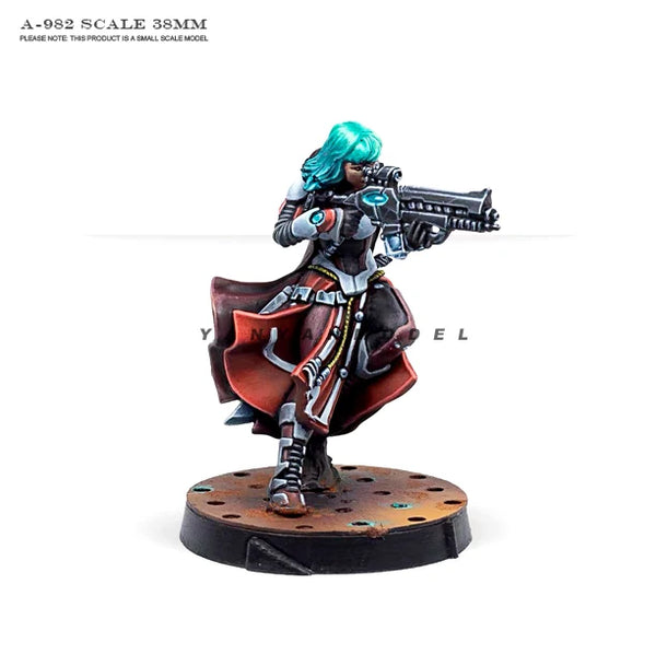 38mm Soldier, Resin Model Figure Kit, Sci-Fi Theme, Unassembled and Unpainted