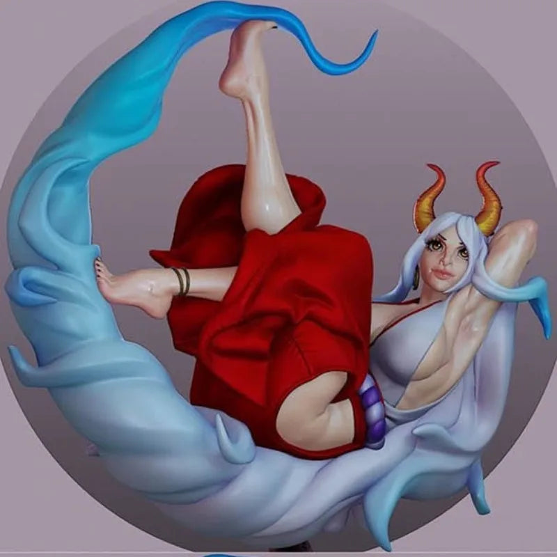 75mm Demon Girl Fantasy, Resin Model Figure Kit, Fantasy Theme, Unassembled and Unpainted
