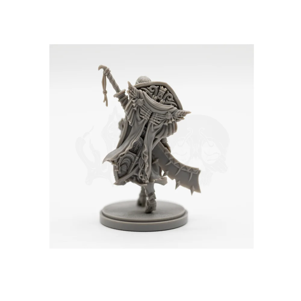 Skeleton Reaper with Scythe and Tattered Robes, Resin Model Figure Kit, Fantasy Theme, Unassembled and Unpainted