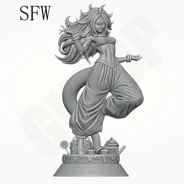 1/24 Fantasy Female Adventurer, Resin Model Figure Kit, Unassembled and Unpainted