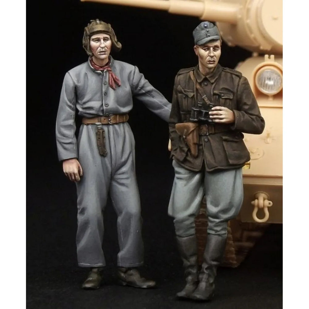 1/35 WWII Finnish Tank Crew, 6 Figures, Resin Model Figure Kit, Unassembled and Unpainted