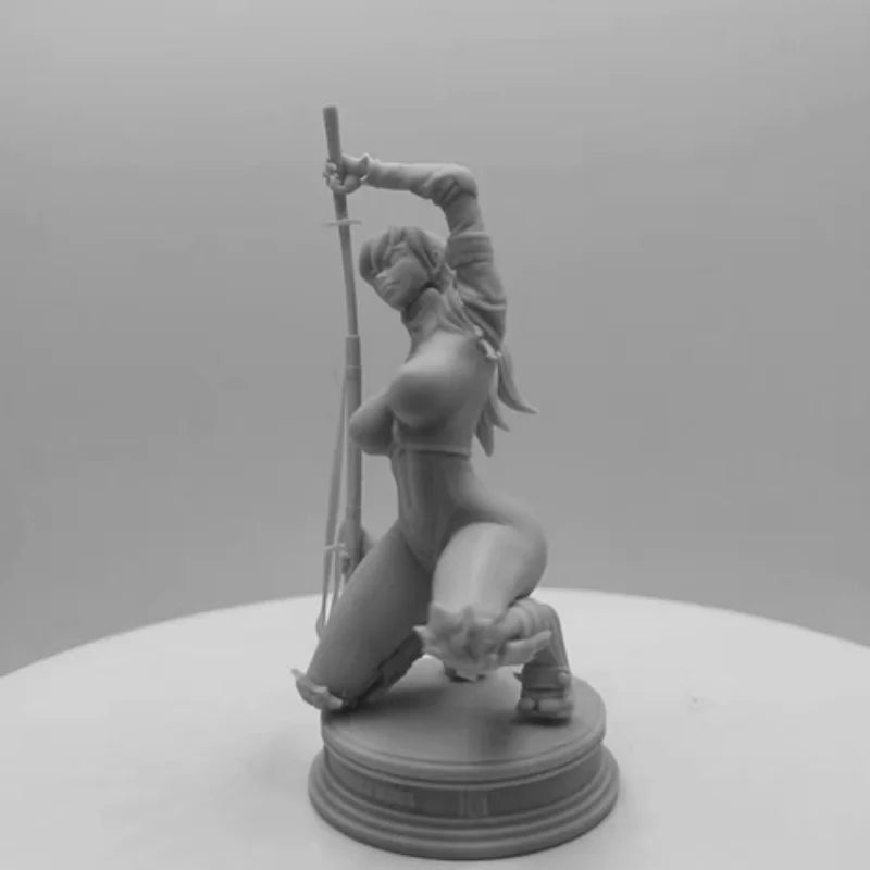1/24 Sci-Fi Ninja Girl Sara, Resin Model Figure Kit, Anime Theme, Unassembled and Unpainted