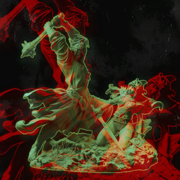 1/24 Dark Fantasy Warriors, 2 Figures, Resin Model Figure Kit, Fantasy Theme, Unassembled and Unpainted