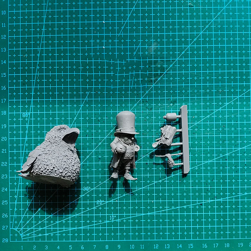 1/32 Whimsical Fantasy, 4 Figures, Resin Model Diorama Kit, Fantasy Theme, Unassembled and Unpainted
