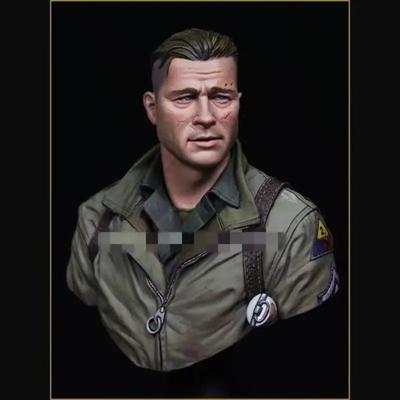 1/10 Modern Military Captain, Resin Model Bust Kit, Unassembled and Unpainted