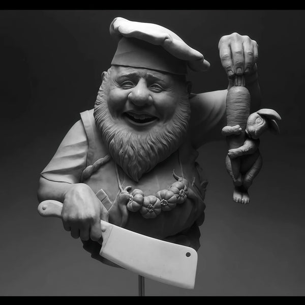 1/10 Gnome, Resin Model Figure Kit, Fantasy Theme, Unassembled and Unpainted
