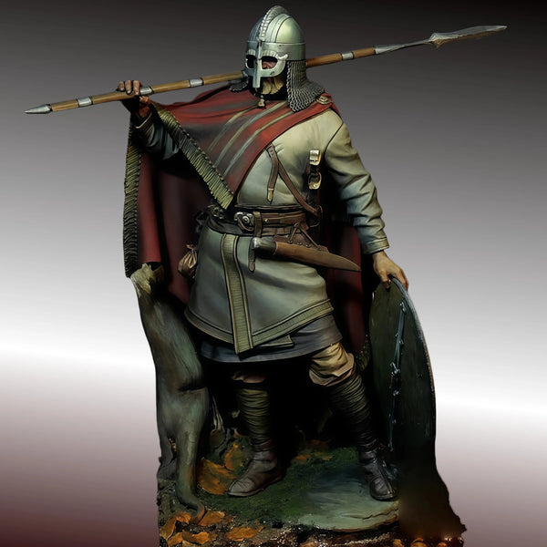 1/24 Medieval Undead Warrior, Resin Model Figure Kit, Unassembled and Unpainted