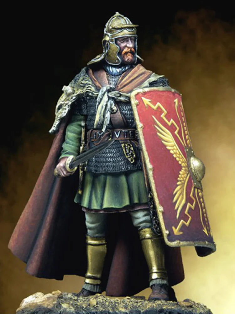 54mm Ancient Roman Legionnaire Legio I Flavia Minerva, Resin Model Figure Kit, Unassembled and Unpainted