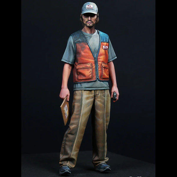 1/24 Modern Delivery Driver, Resin Model Figure Kit, Unassembled and Unpainted