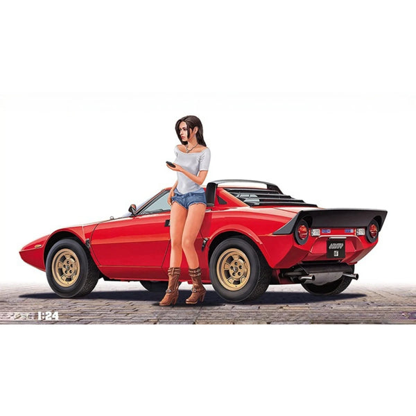 1/24 Italian Girl, Resin Model Figure Kit, Unassembled and Unpainted