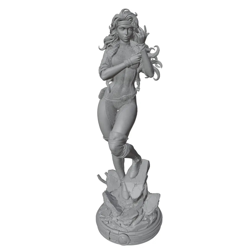 1/24 Pinup Fantasy Warrior, Resin Model Figure Kit, Unassembled and Unpainted