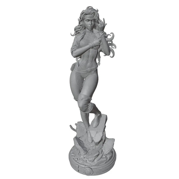 1/24 Pinup Fantasy Warrior, Resin Model Figure Kit, Unassembled and Unpainted
