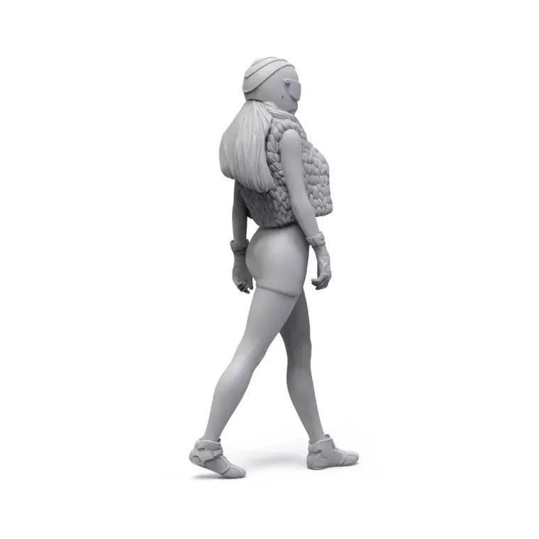 1/35 Race Queen, Resin Model Figure Kit, Unassembled and Unpainted
