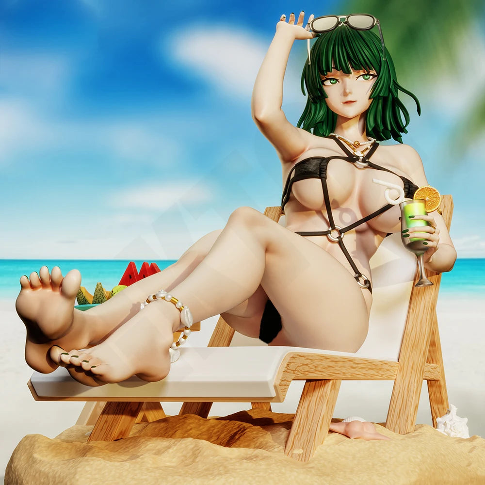 1/24 Beach Beauty, Resin Model Figure Kit, Anime Theme, Unassembled and Unpainted